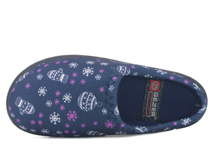 Gezer Zenne 16426.00 PVC Gondol Kışlık Ev Terliği Lacivert - 2