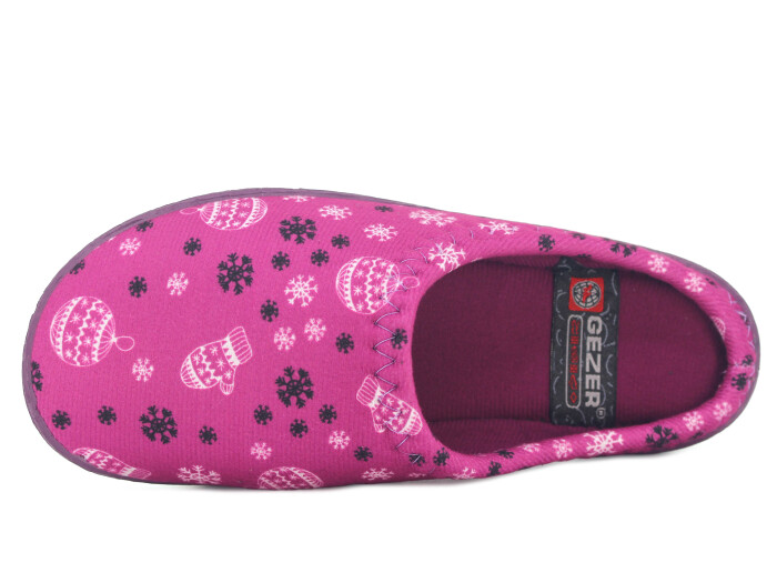 Gezer Zenne 16426.00 PVC Gondol Kışlık Ev Terliği Mor - Gezer (1)