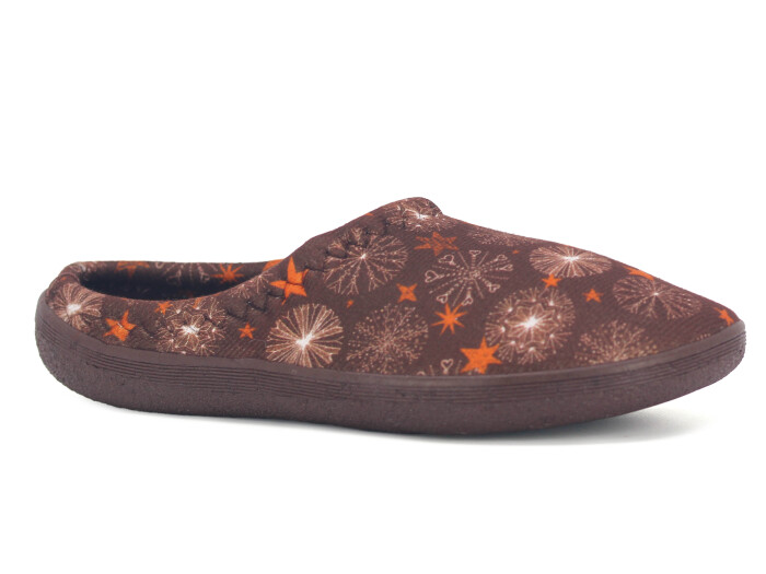 Gezer Zenne 16427.00 PVC Gondol Kışlık Ev Terliği Kahve - Gezer