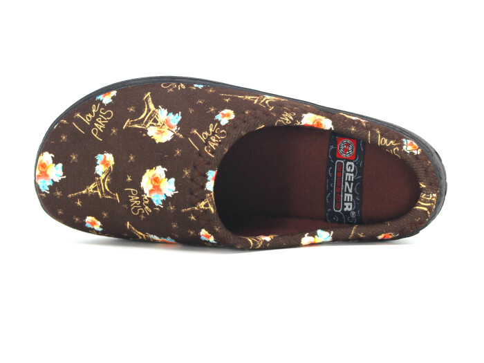 Gezer Zenne 16526.00 Gondol Kışlık Ev Terliği Kahve - Gezer (1)