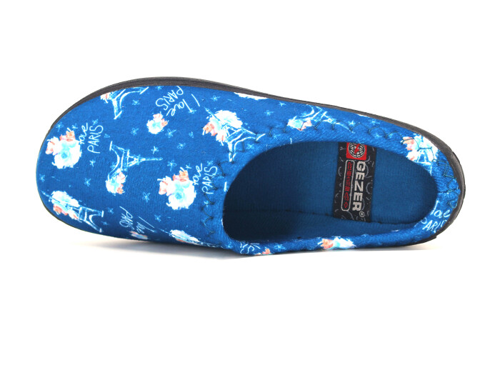 Gezer Zenne 16526.00 Gondol Kışlık Ev Terliği Petrol Mavisi - Gezer (1)