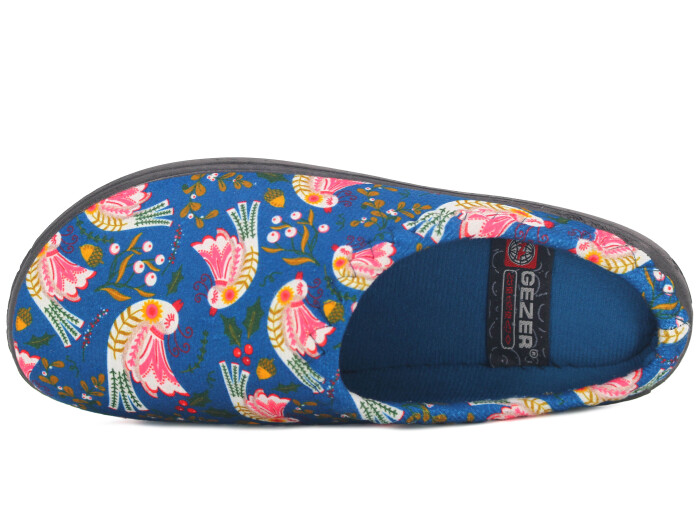 Gezer Zenne 16529.00 Gondol Kışlık Ev Terliği Petrol Mavisi - Gezer (1)