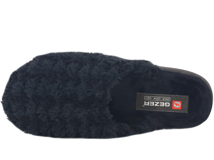 Gezer Zenne 16535.00 Havlulu Traşlı Ev Terliği Siyah - Gezer (1)