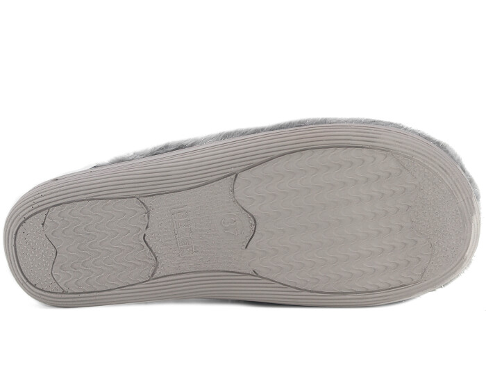 Gezer Zenne 16537.00 Havlulu Traşlı Ev Terliği Gri - 3