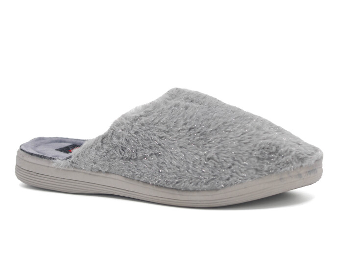 Gezer Zenne 16537.00 Havlulu Traşlı Ev Terliği Gri - Gezer