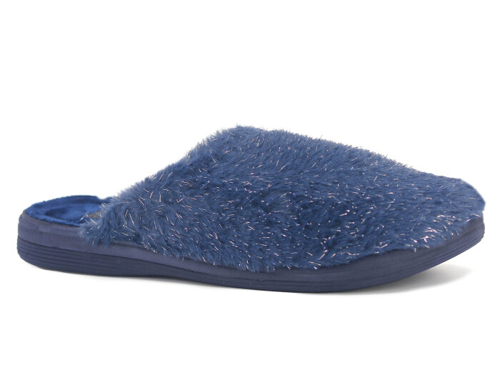 Gezer Zenne 16537.00 Havlulu Traşlı Ev Terliği Lacivert - Gezer