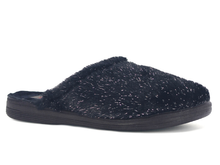 Gezer Zenne 16537.00 Havlulu Traşlı Ev Terliği Siyah - Gezer