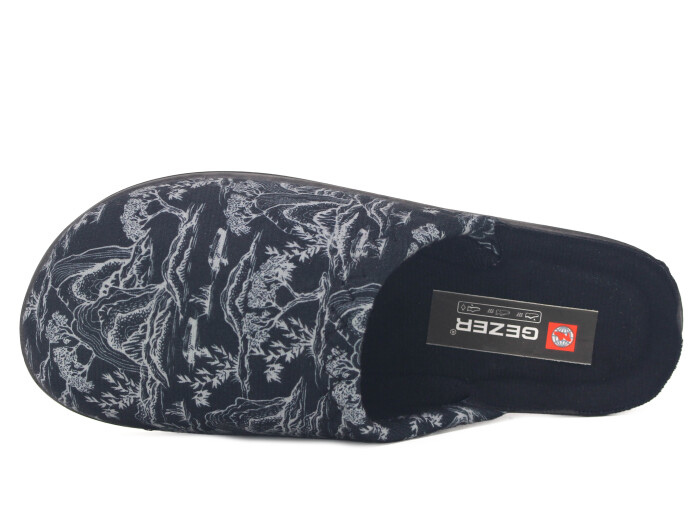 Gezer Zenne 16541.00 Traşlı Ev Terliği Siyah - 2