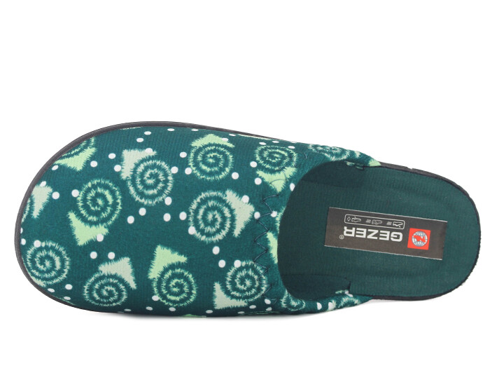 Gezer Zenne 16542.00 Traşlı Ev Terliği Petrol Yeşili - 2