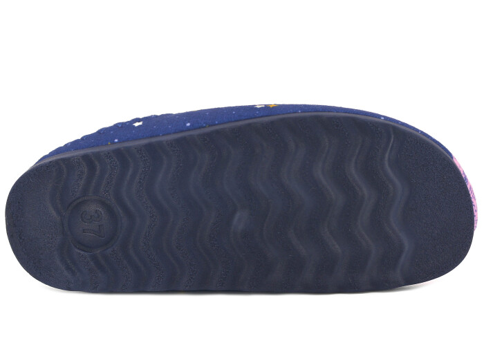 Gezer Zenne 16570.00 Gondol Baskılı Kışlık Ev Terliği Lacivert - 3