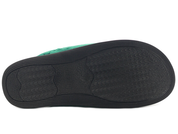 Gezer Zenne 16587.00 Nakışlı Traşlı Ev Terliği Petrol Yeşili - 3