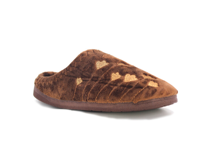 Gezer Zenne 16590.00 Nakışlı Gondol Ev Terliği Kahve - Gezer