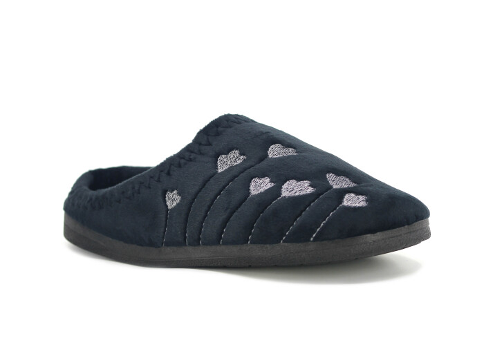 Gezer Zenne 16590.00 Nakışlı Gondol Ev Terliği Siyah - Gezer