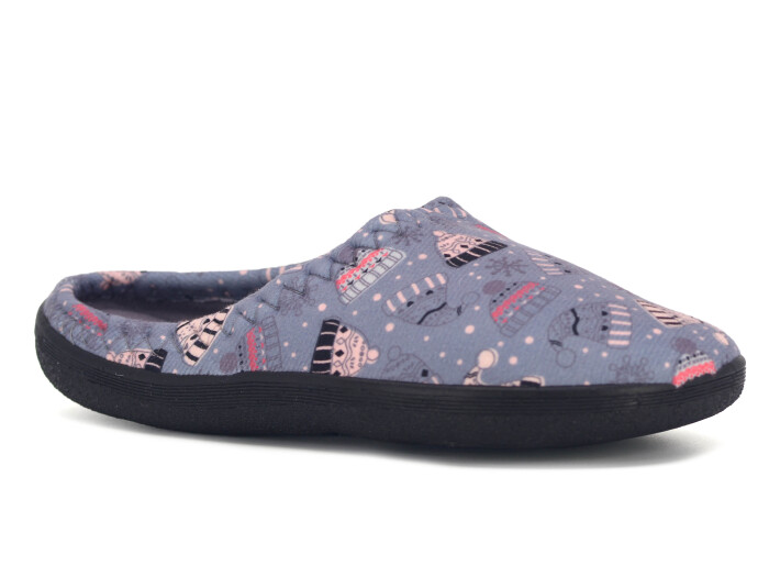 Gezer Zenne 16627.00 PVC Gondol Kışlık Ev Terliği Gri - Gezer