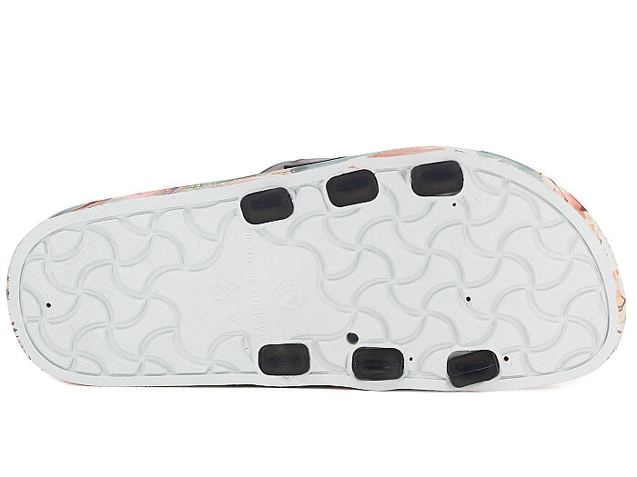 Gezer Zenne 16653.00 Air Blow Kaydırmaz Terlik Siyah Şeffaf - Beyaz - Krem - 3