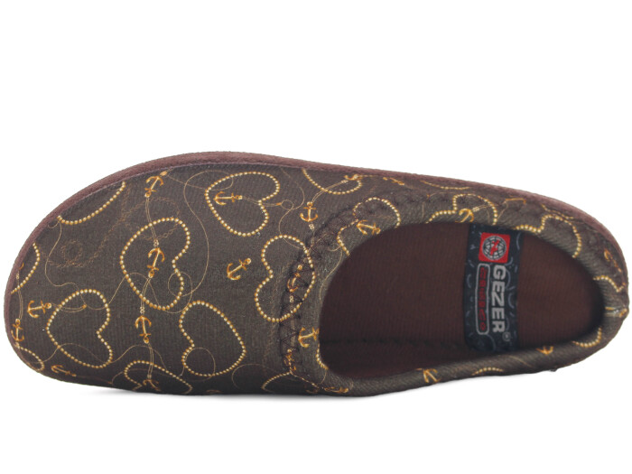 Gezer Zenne 16832.00 Gondol Kışlık Ev Terliği Kahve - Gezer (1)