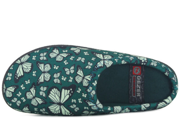 Gezer Zenne 16833.00 Gondol Kışlık Ev Terliği Petrol Yeşili - Gezer (1)