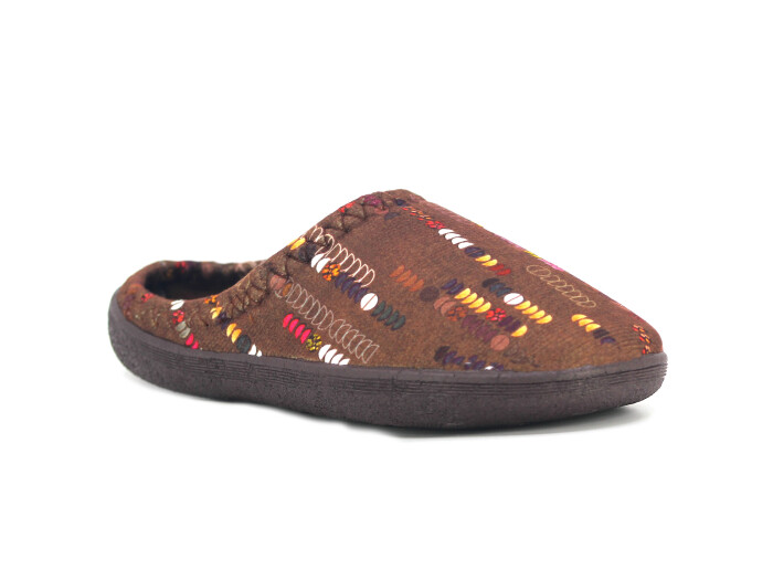 Gezer Zenne 16686.00 PVC Gondol Kışlık Ev Terliği Kahve - Gezer