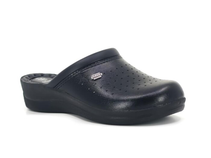 Gezer Zenne 4770 Noktalı Sabo / Tıbbi Terlik Siyah - 1
