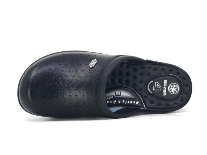 Gezer Zenne 04770.00 Noktalı Sabo / Tıbb Sabo / Tıbbi Terlik Siyah - 2