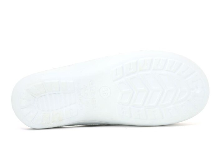 Gezer Zenne 06027.00 Tek Toka Sabo Kapalı Eva Terlik Beyaz - 3