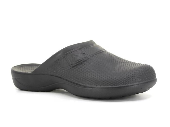 Gezer Zenne 06027.00 Tek Toka Sabo Kapalı Eva Terlik Siyah - Gezer