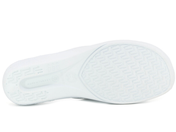 Gezer Zenne 07623.00 Islak Zemin Hanımeli Açık Eva Terlik Beyaz - 3