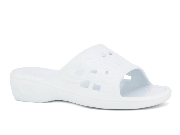 Gezer Zenne 07623.00 Islak Zemin Hanımeli Açık Eva Terlik Beyaz - Gezer