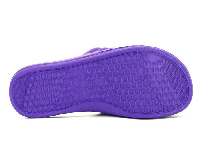 Gezer Zenne 08413.00 Çizgili Açık Eva Terlik Eflatun - 3