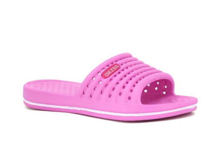 Gezer Zenne 08413.00 Çizgili Açık Eva Terlik Fuşya 