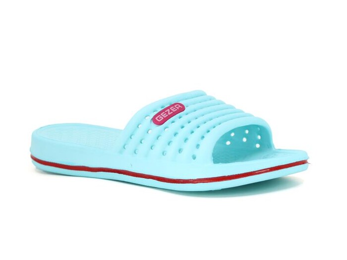 Gezer Zenne 08413.00 Çizgili Açık Eva Terlik Mint Yeşili - Gezer