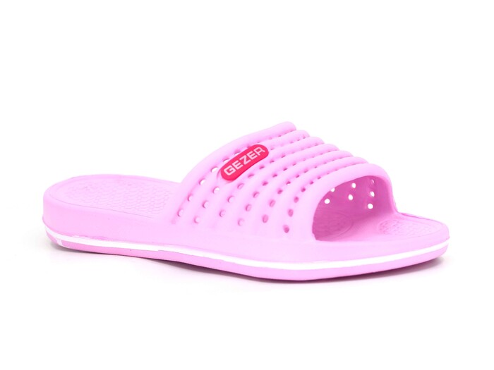 Gezer Zenne 8413 Çizgili Açık Eva Terlik Açık Pembe