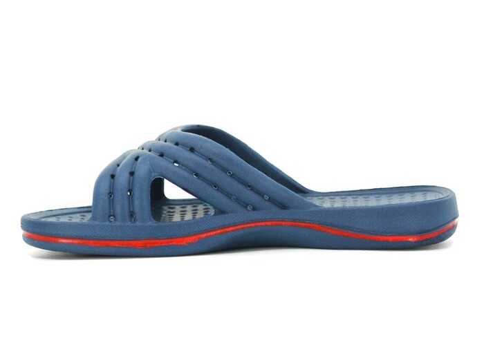 Gezer Zenne 09555.00 Çizgili Açık Eva Terlik Lacivert - Gezer (1)