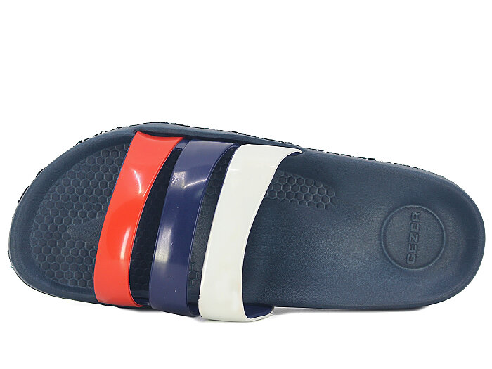 Gezer Zenne 09651.00 Eva Terlik Beyaz - Kırmızı - Lacivert - 2