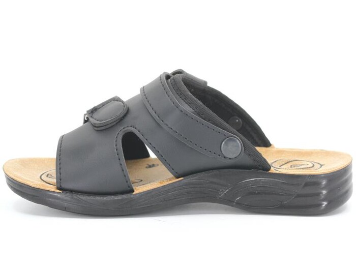 Goflex Patik P-200700-3 Klasik Döngülü Terlik Siyah - 2