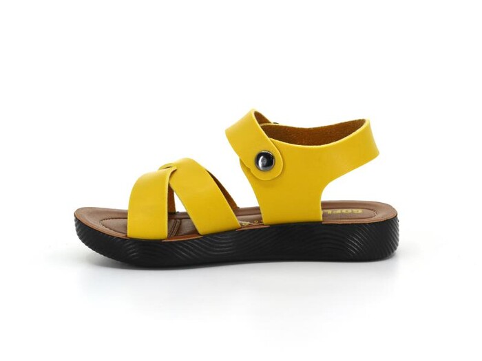 Goflex Patik P-52775 Enj. Kız Sandalet Sarı - Goflex (1)