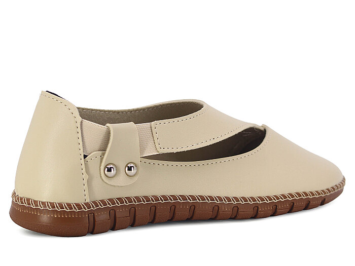 Gündoğdu Zenne 101 Babet Ayakkabı Krem - 3