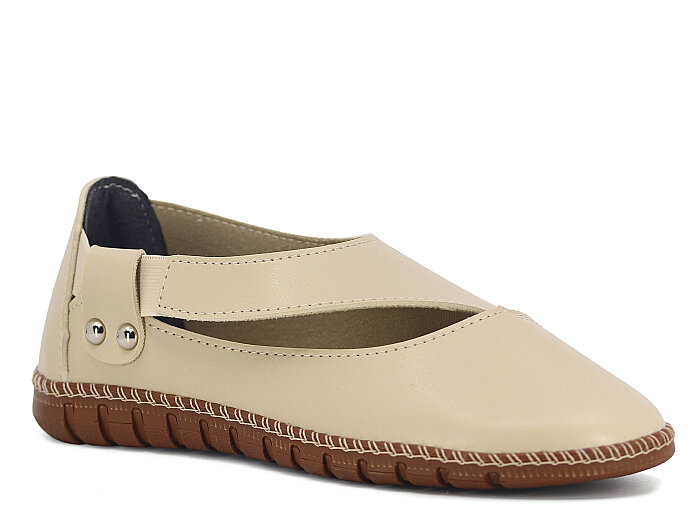 Gündoğdu Zenne 101 Babet Ayakkabı Krem - Gündoğdu