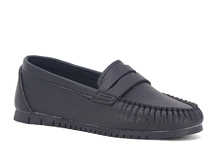 Gürter Zenne Tokasız ROK Babet Ayakkabı Siyah - 1