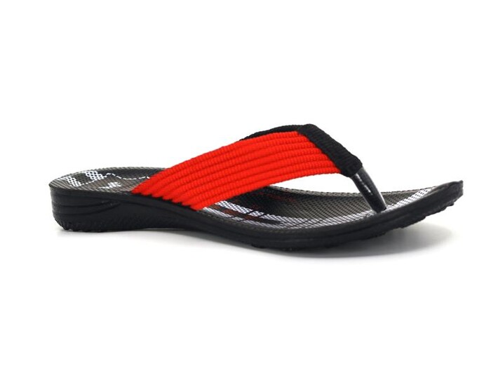 Hedef Garson M1101 Sport Parmak Arası Terlik Siyah - Kırmızı - 1