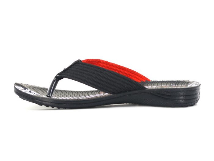 Hedef Garson M1101 Sport Parmak Arası Terlik Siyah - Kırmızı - 2