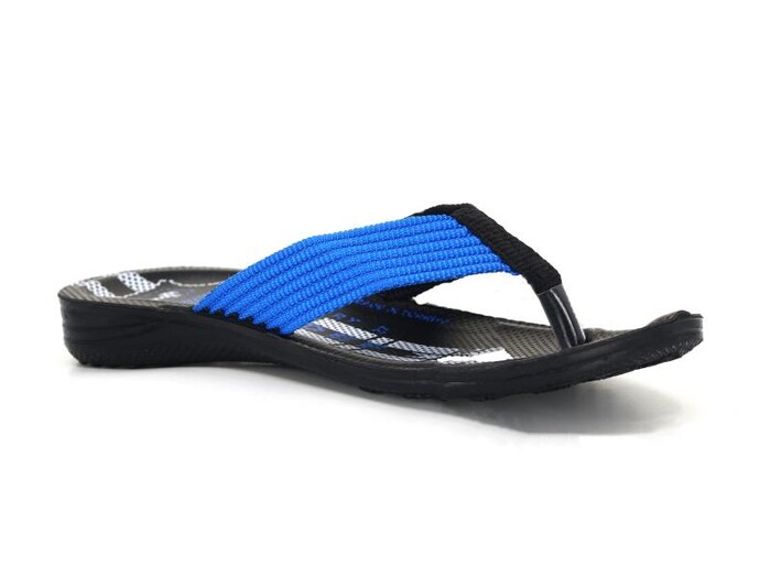 Hedef Garson M1101 Sport Parmak Arası Terlik Siyah - Mavi - Hedef