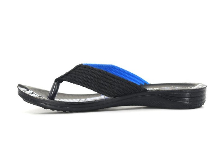 Hedef Garson M1101 Sport Parmak Arası Terlik Siyah - Mavi - Hedef (1)