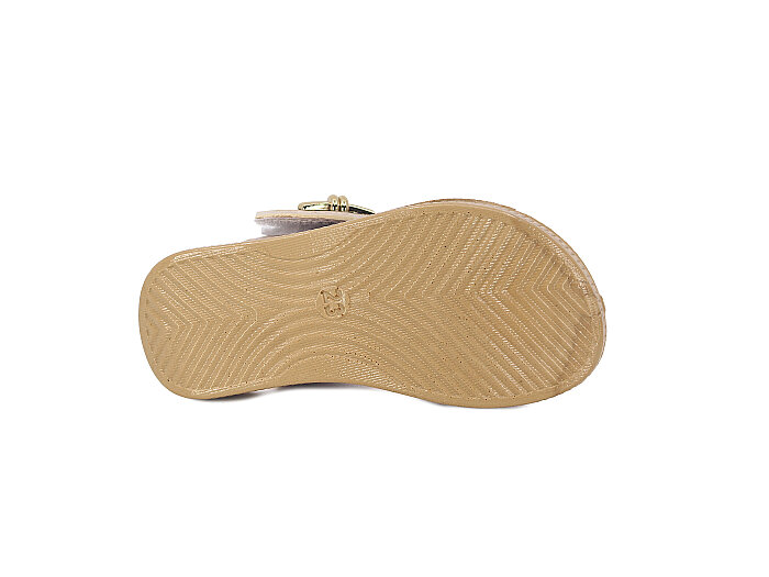 Henedi Bebe B-967 Taşlı Sandalet Bej - 3