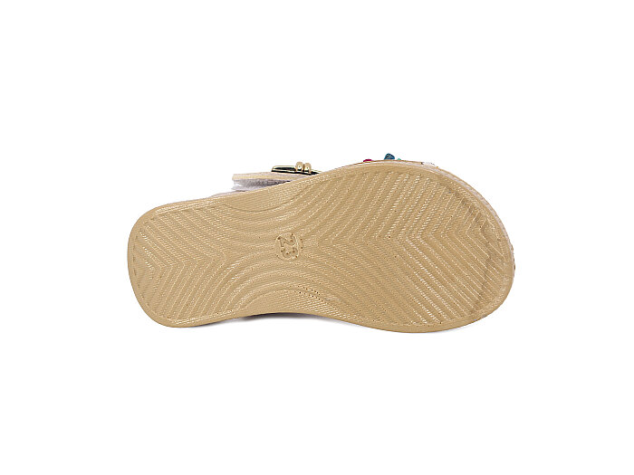 Henedi Bebe B-973 Taşlı Sandalet Bej - 3