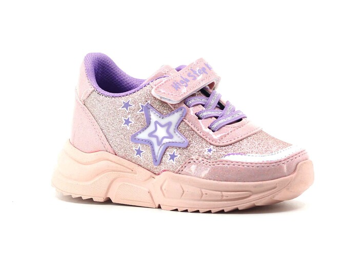 High Step Filet 3097 Spor Ayakkabı Pudra