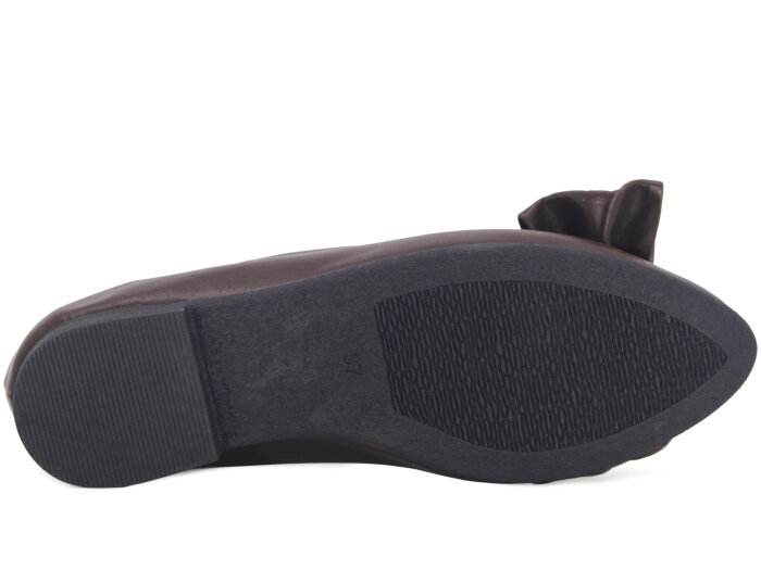 İmaj Zenne Yüzüklü Babet Ayakkabı Kahve - 3