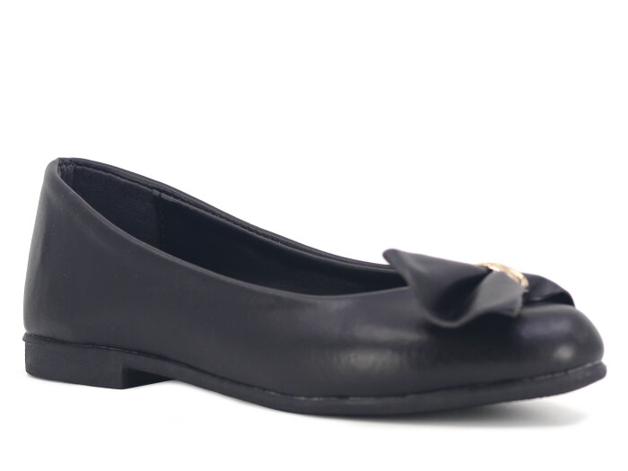 İmaj Zenne Yüzüklü Babet Ayakkabı Siyah - 1