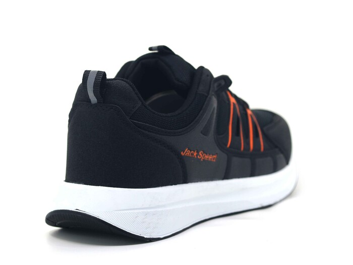 Jack Lion Merdane J43 Anorak Spor Ayakkabı Siyah - Turuncu - 3
