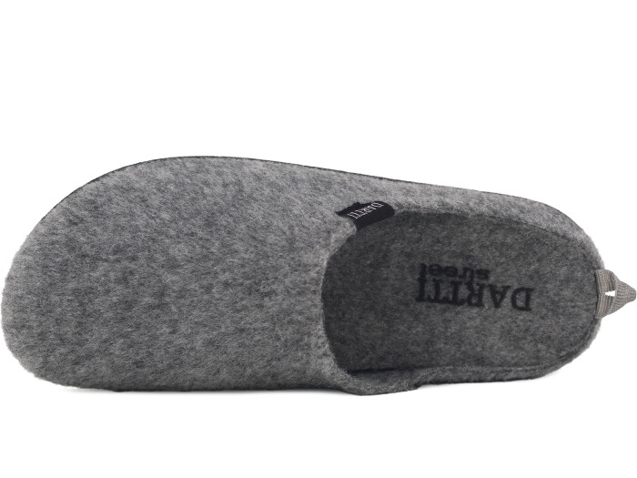 Jasmine Zenne 101-01 Keçeli Ev Terliği Gri - 2